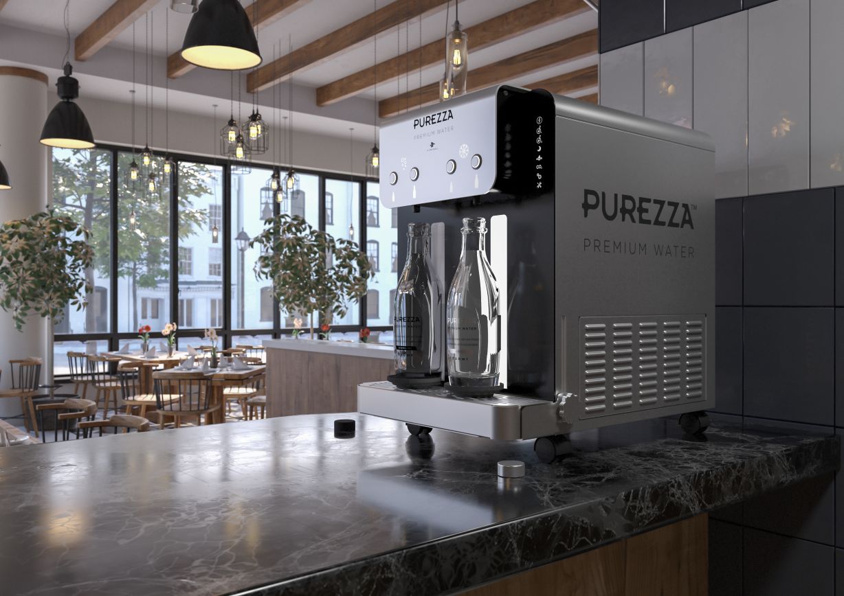 Purezza on-site water filtration system for restaurants